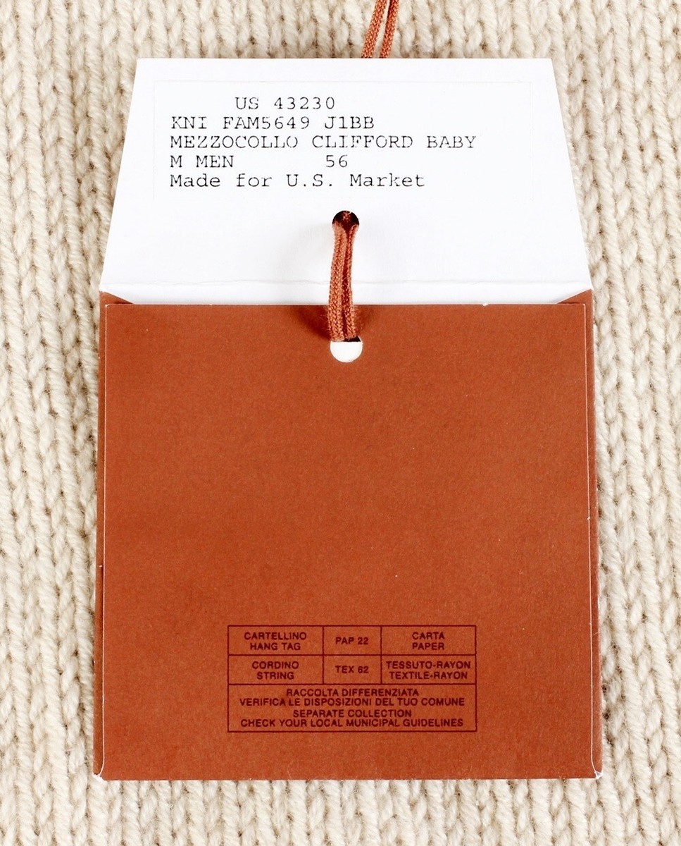 Loro Piana Baby Cashmere ½ Zip Sweater - Beige - 56 2XL Loro Piana Baby Cashmere ½ Zip Sweater - Beige - 56 2XL