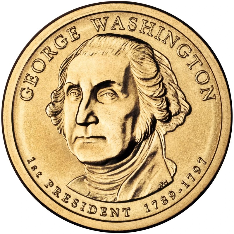 2007 D George Washington Presidential Dollar "Brilliant Uncirculated" Coin