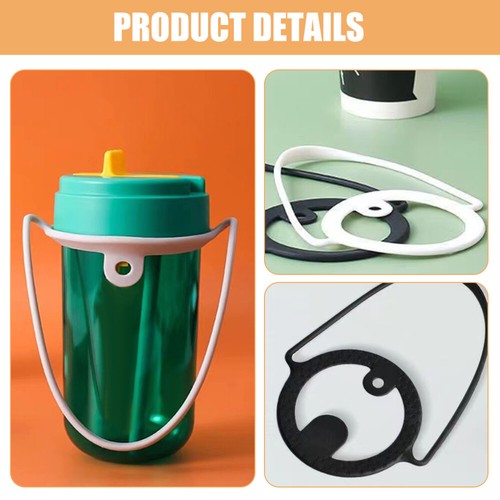 3 Pcs Insulated Cup Sleeves Milk Tea Handle Reusable Travel Coffee Mug - Bild 4 von 12
