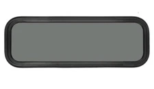 OUTPRIZE Fixed RV Window, 33" W x 10" H Tinted Window Replacement for RV Trailer