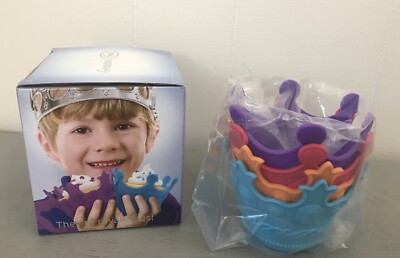 Fred Aristocakes Crown Shaped Cupcake Silicone Molds Set of 4 Queen King PARTY