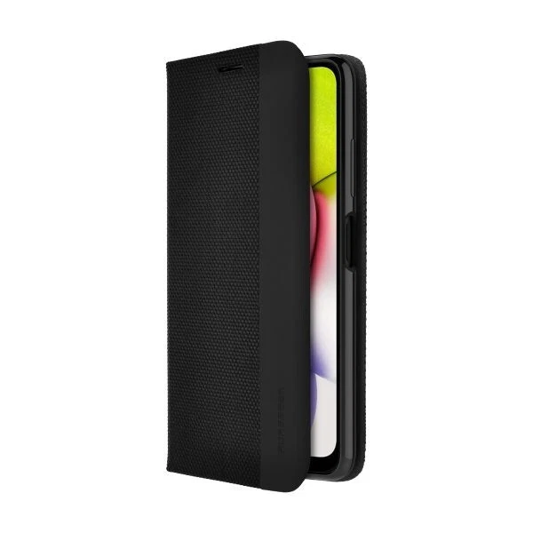 PureGear Galaxy A03S Wallet Series Black Leather Case - Image 2 of 4