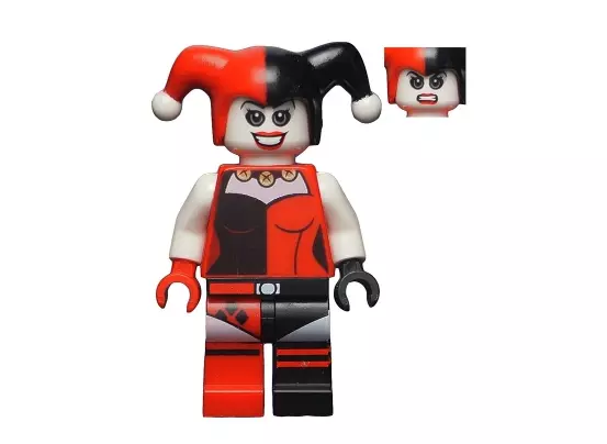 Lego Harley Quinn 76035 White Arms Super Heroes Minifigure eBay