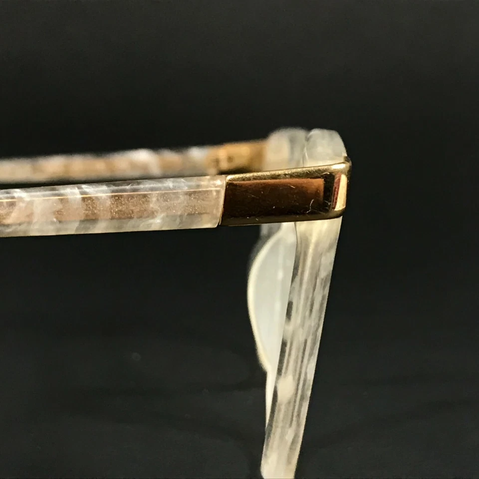 Monturas de gafas vintage Jil Sander MOD.208 893 dorado transparente cuadrado 56-13-135 Foto 4 de 4