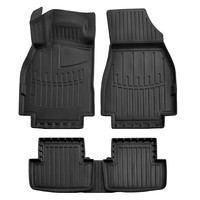Gummi FußMatten Gummimatten FüR Renault Megane 2 2002-2009 5-Tlg Scoutt