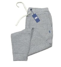 Image of Polo Ralph Lauren Men's Grey Heather Waffle Knit Jogger Pants