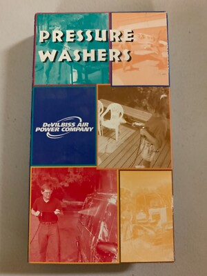 #ad Shelf183 VHS TAPE Pressure Washer Devilbiss Air Power Company $14.90