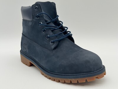 New Timberland Premium SZ 7 Lace-Up Waterproof Boots BOYS IN Dark