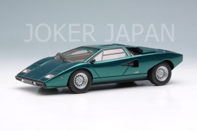 1/43 MakeUp アイドロン　Countach LP400S Make Up EIDOLON 1/43 Lamborghini Countach LP400 1974 Green EM387L