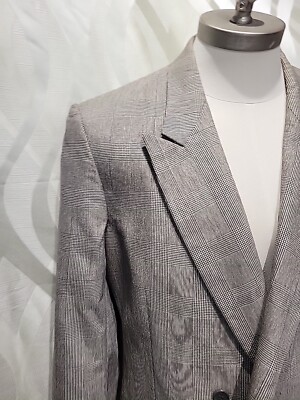 ジャケット・アウター GIORGIO ARMANI 80's SILK TAILORED JACKET 1980s Giorgio Armani - Mani - Dark Gray Wool Single Breasted Suit