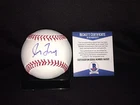 Greg Maddux Signed Official Major League Baseball Atlanta Braves HOF 14 Beckett