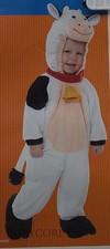 Halloween Infant White  Black Cow Jumpsuit Costume Size 6-12 months NWT