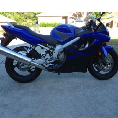 GL Blue Injection Fairing w/ Tank Cover Fit for Honda 2004-2007