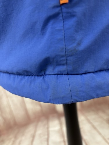 NAPAPIJRI Mens Small Fleece Lined Rain Forest Zip Jacket Smock Taped Seams Blue - Picture 24 of 24