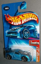 Hot Wheels 2004 #063 First Editions 63 of 100 Tooned Furiosity Blue PR5s C2713