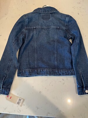 Kids levi blue jean trucker jacket unisex YM