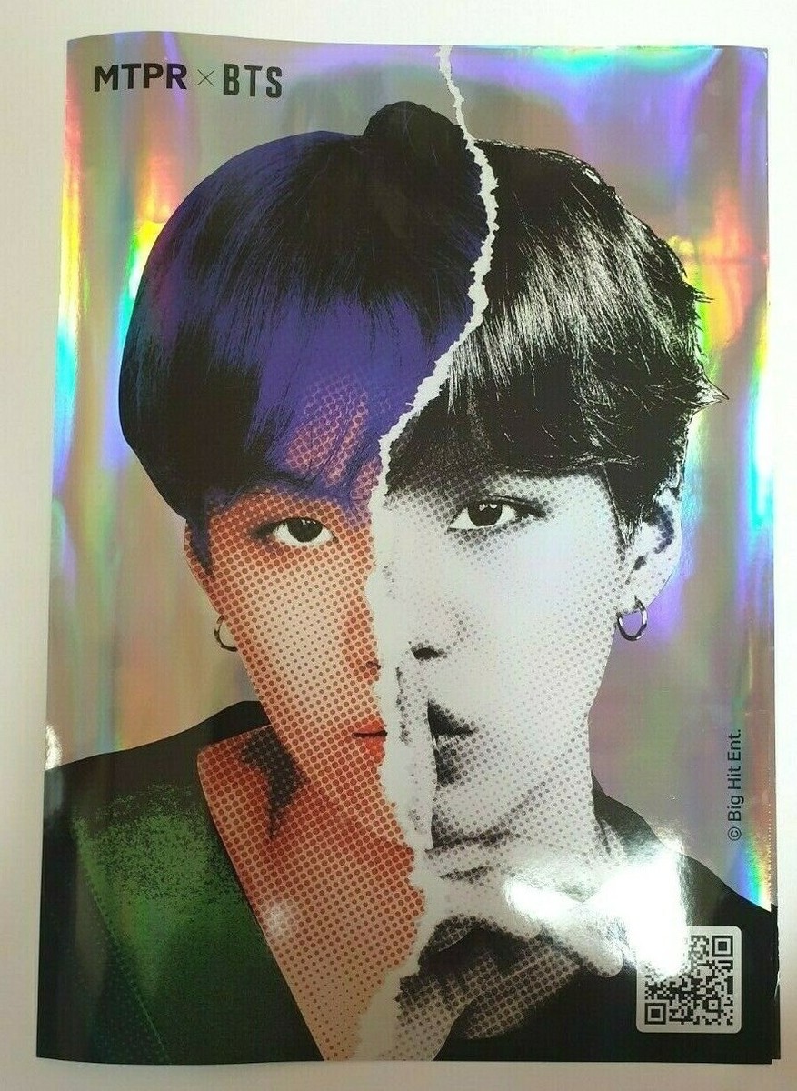 BTS x MTPR Official Color On Hologram Bromide Love yourself