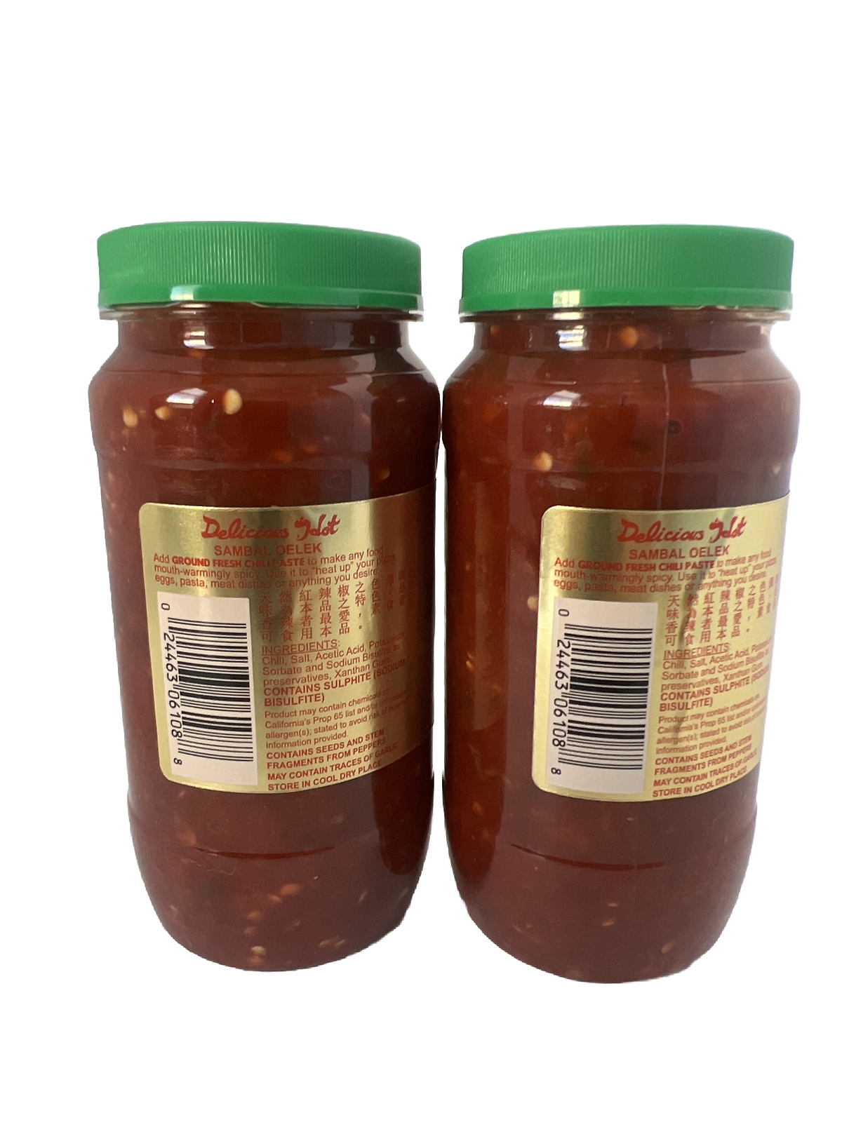 Huy Fong Sambal Oelek Ground Fresh Chili Paste 18 oz. 2 Pack Exp 10/25 eBay