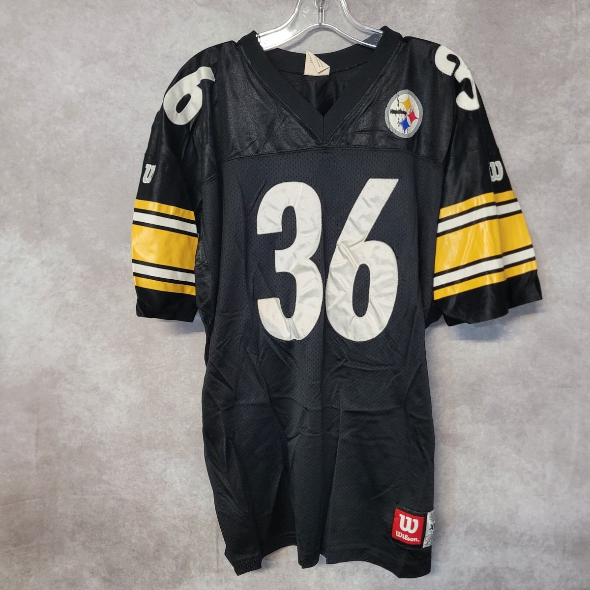 Vintage Wilson Authentic Pittsburgh Steelers Jerome Bettis 36