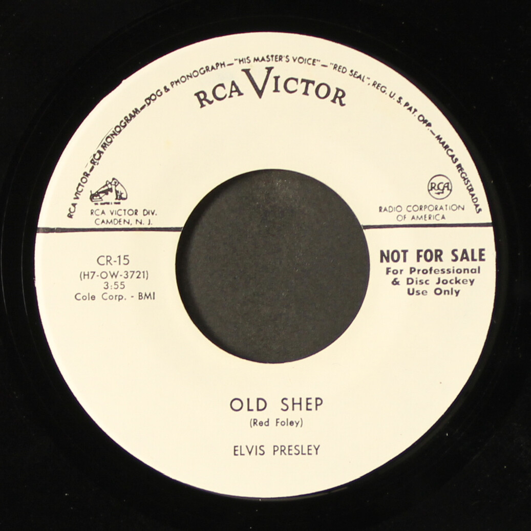 ELVIS PRESLEY old shep RCA 7" Single 45 RPM eBay