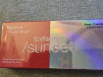 Toy Factory Sunset Squalane Powder Blush   10g, Factory Sealed!