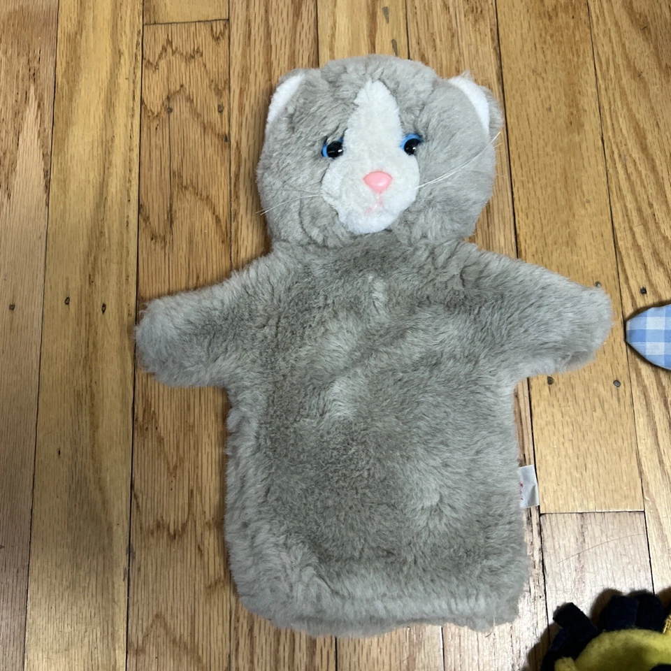 3 marionetas de peluche MARY MEYER de colección niña afroamericana león gatito gato arte popular Foto 2 de 4