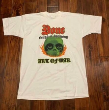 BONE THUGS N HARMONY ART OF WAR TOUR White T-Shirt Cotton Short Sleeve ZL356