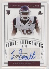 2018 Panini National Treasures Collegiate Rookie 62/99 Jaleel Scott Auto 03xg