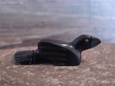 Native American Indian Hand Carved Jet Raven ...
