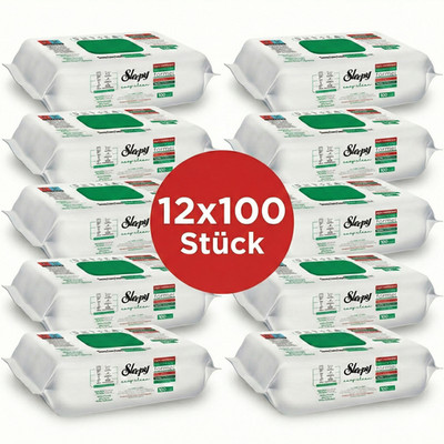 Sleepy Easy Clean Oberflächenreinigungstücher White Soap 12x100 STÜCK