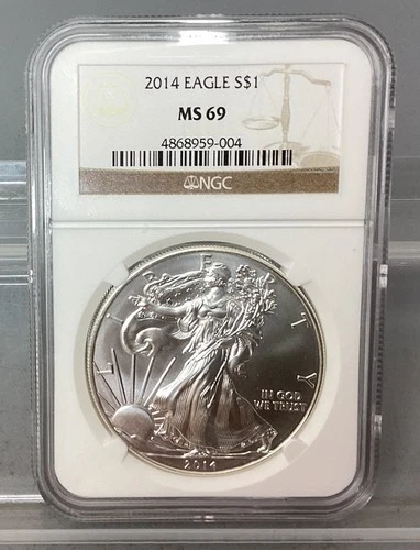 2014 American Silver Eagle - NGC - MS 69