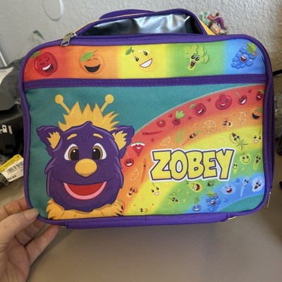 Zobey Lunchbox Fruit Vegetables Softshell Vinyl Lunch Bag Eat Colors of Rainbow