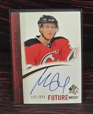 Mattias Tedenby RC Auto /999 10-11 SP Authentic FWA #283 New Jersey Devils