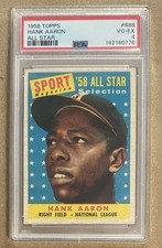1958 Topps Hank Aaron All Star 488 PSA 4