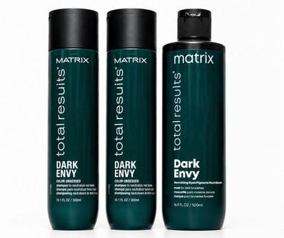 (2) Matrix Total Result Dark Envy Shampoo 10.1 oz & Mask 16.9 oz