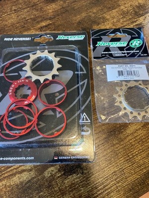 Reverse Components Red 13T Single Speed Conversion Kit for HG Freehub w/ 14t Cog