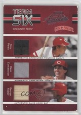 2005 Playoff Absolute Memorabilia Materials Tony Perez George Foster HOF lu5