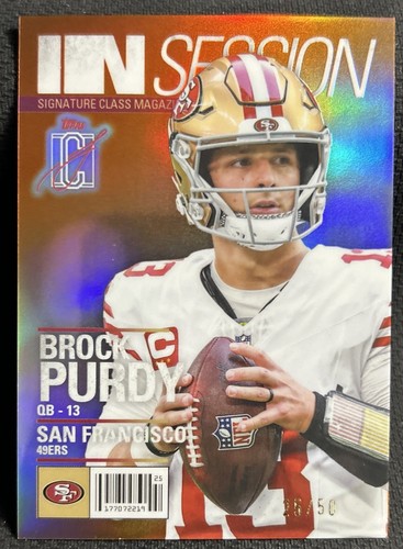 2025 Topps Signature Brock Purdy Base (RAW)