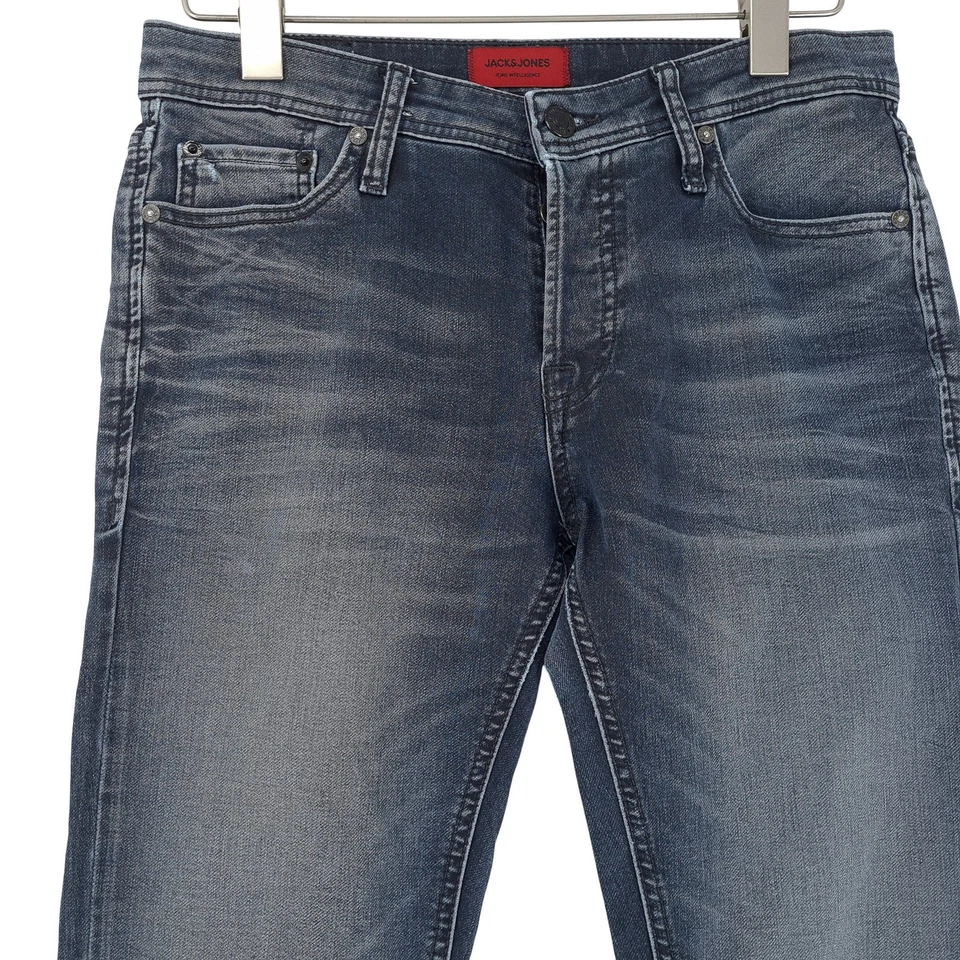 Jack & Jones Jeans Glenn Men Stretch Slim Skinny Fm7 Size W30 L32 - Image 2 of 4