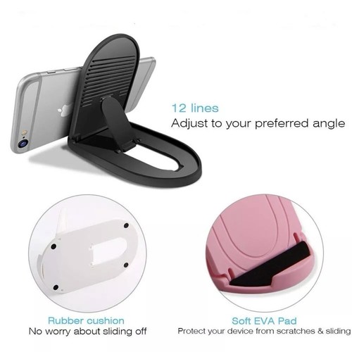 Universal Foldable Cell Phone Desk Stand–Holder Mount Cradle for Phones & Tablet - 第 3/18 張圖片