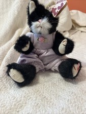 Ty Attic Treasures Purrcy" Cat 8" Plush,Jointed 1993 tags