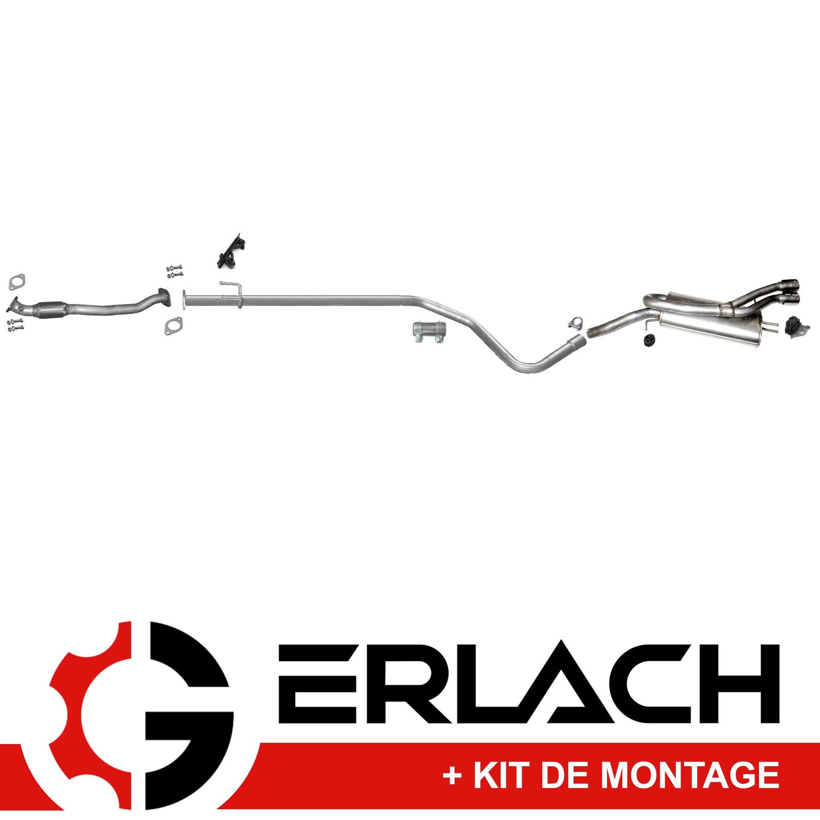 Pot d'échappement silencieux Fiat Bravo II 1.6 D JTD MultiJet 5823 mécanique auto