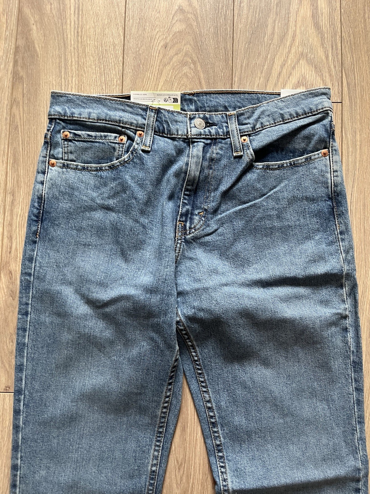 Levis 511 Slim Fit Stretch Eco Performance Blue Jeans 31W 32L £110 RRP BNWT image 3