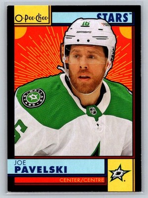 2022-23 O-Pee-Chee Retro Black Border Joe Pavelski 046/100 Dallas Stars #48