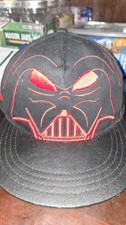 Kids Youth disney Star Wars Snapback Hat Cap, Darth Vader Black Red