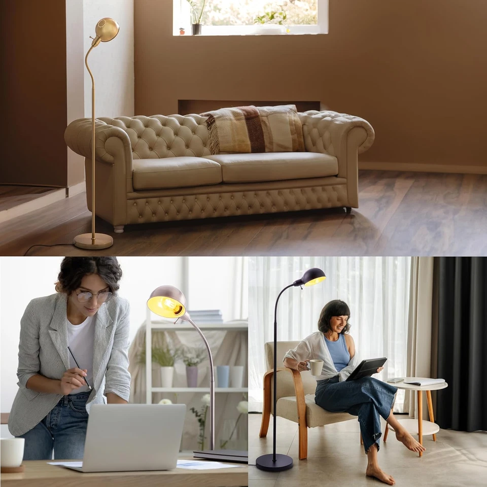 O'Bright Nova - Adjustable Floor Lamp with Flexible Gooseneck and Rotatable Shad - Image 4 of 4