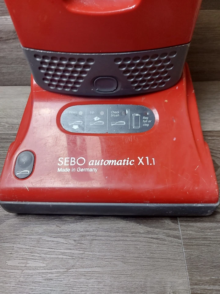 sebo automatic x1.1 Red Hoover Tested Working  - Image 2 of 4