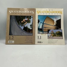 Skateboarder's Journal 2012 Issues 1.1 1.2 Gravity Brad Edwards Skate Mag Lot