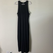 Marine Layer Womens Black Lexi Rib Sun-In Dress XL
