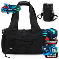 Sporttasche Damen Mit Schuhfach Nassfach Leichte Reisetasche Schwarz Fitness